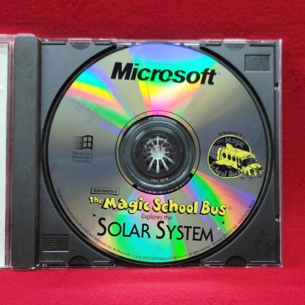 The Magic School Bus - Explores the Solar System  PC, CD-ROM, Windows 3.1 (1994)